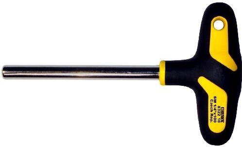 Magnetický skrutkovač na bity 1/4″ s T rukoväťou