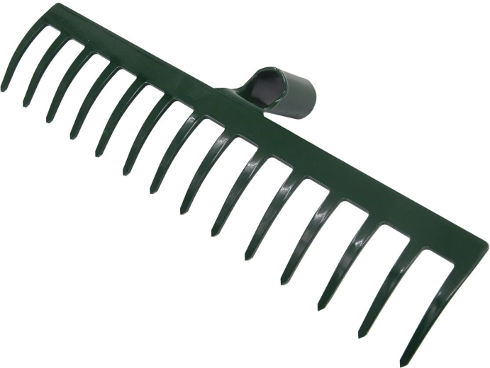 Oceľové hrable PROFI 14 zubov 39,5 cm bez násady