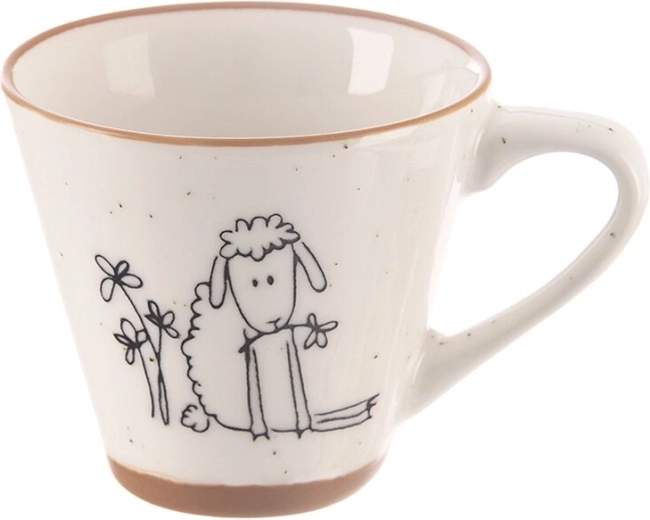 Porcelánový espresso hrnček Statek ovečka 70 ml