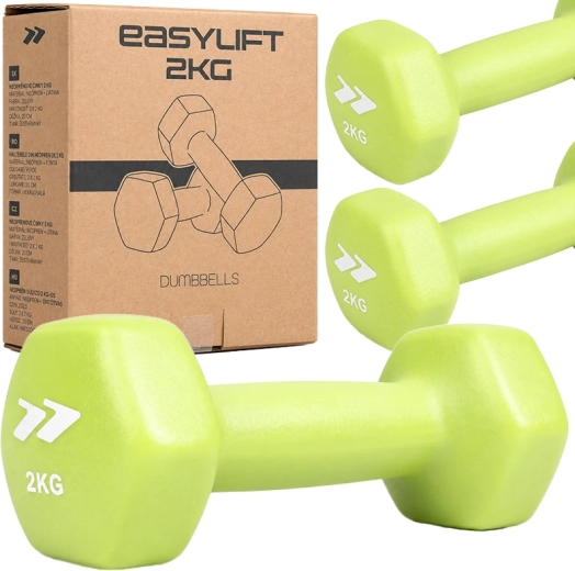 Neoprénové jednoručky EasyLift 2 kg (2 ks)
