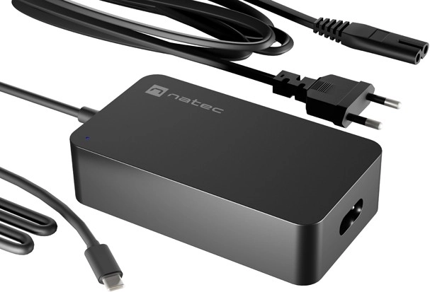 USB‑C nabíjačka NATEC Grayling GaN 65W pre notebooky