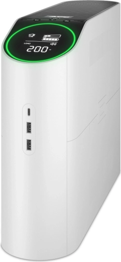 Záložný zdroj APC Back-UPS Pro 2200VA na hranie, 230 V, čistá sínusoida, LCD, biely, Schuko
