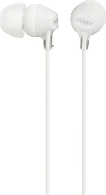 Slúchadlá Sony MDR-EX15AP s mikrofónom biele