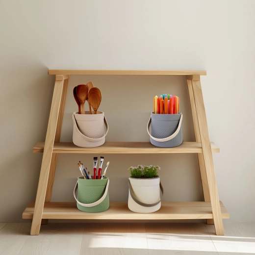 Dekoračný košík s uchom 11 × 18 cm – 1 kus