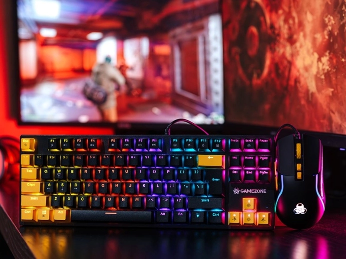 Kompaktné TKL rozloženie a anti‑ghosting