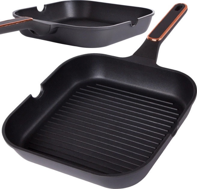 Grilovacia panvica KINGSTYLE s nepriľnavým povrchom 28 cm
