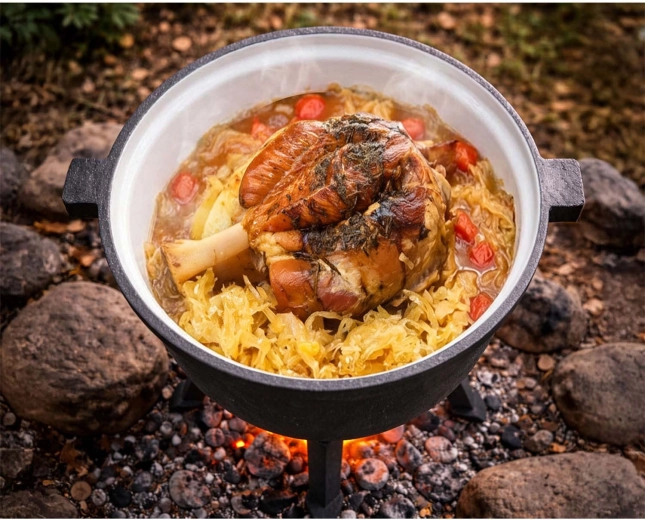 Rovnomerné teplo a hlboká chuť vďaka masívnej liatine