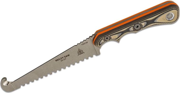 TOPS Knives Muley Skinner a Muley Saw combo s koženým puzdrom