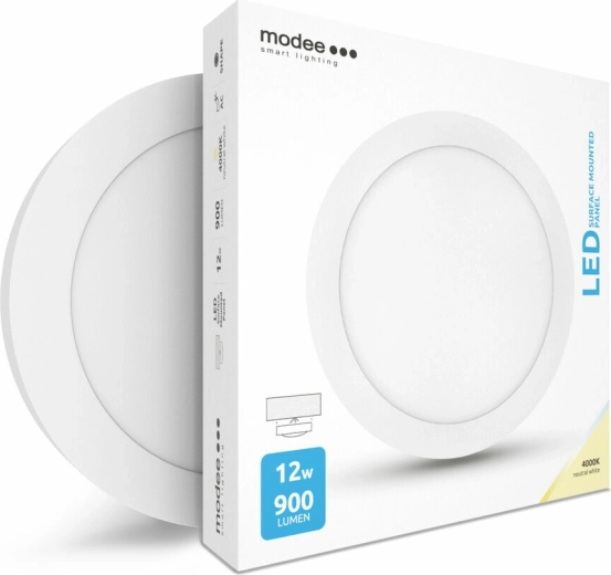 Kruhový LED panel Modee Smart Lighting 12 W, neutrálna biela