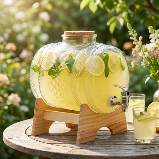 Drevený stojan a korkové veko