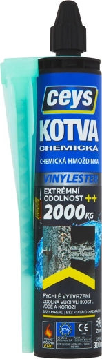 Chemická kotva vinylester 300 ml CEYS