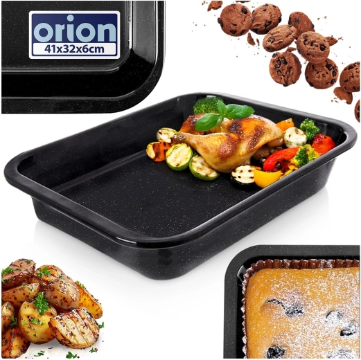 Vysoké okraje pre bezpečné pečenie