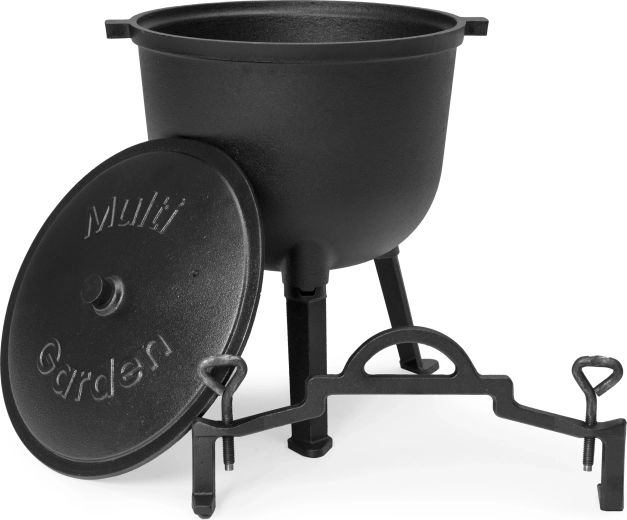 Kompletná sada: hrniec, veko a stojan