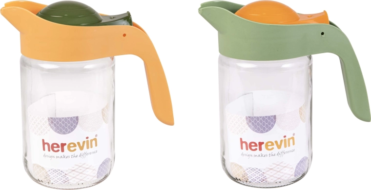 Džbán 660 ml so sklenenou nádobou a plastovým viečkom