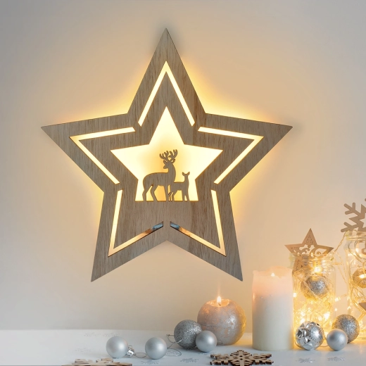 24 LED s teplým bielym svetlom