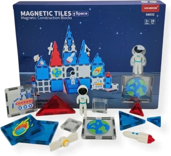 Magnetická stavebnica Xinbida s motívom vesmíru