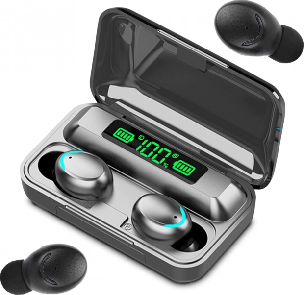 Bezdrôtové slúchadlá Bluetooth s powerbankou