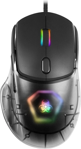 Herná myš Tracer Gamezone Neon RGB, USB, vymeniteľné kryty