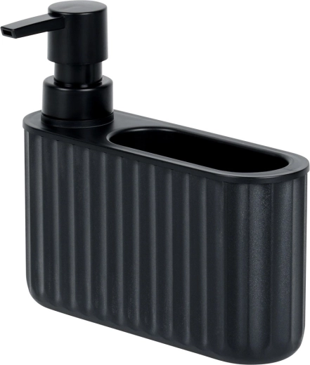 Štýlová matná čierna s ryhovaním