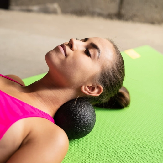 Úľava od napätia v oblasti krku