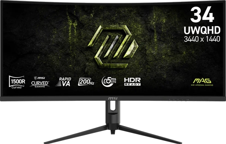 MSI MAG 342CQRF E20 herný zakrivený monitor 34" UWQHD 200 Hz