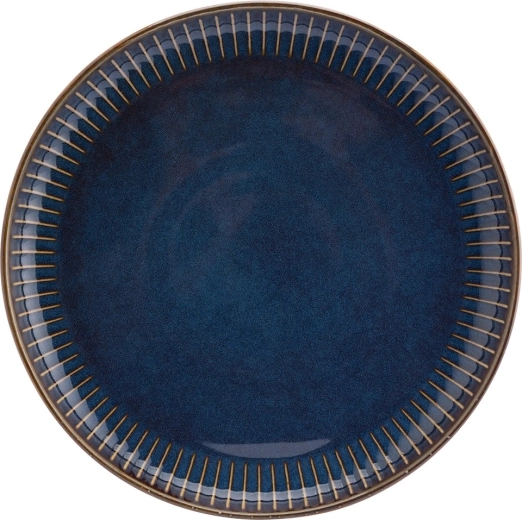 Dezertný tanier Reactive Stripes 20,5 cm modrý