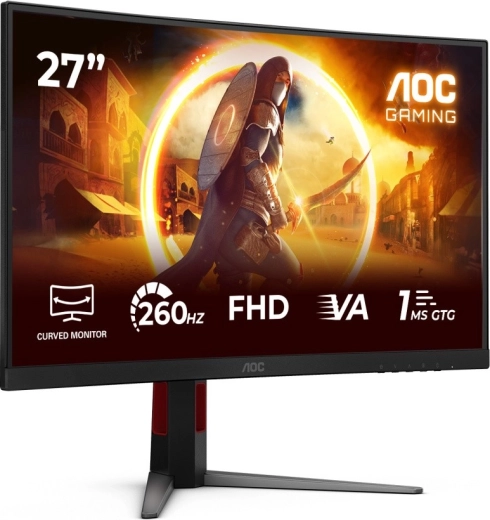 Zakrivený 27" VA panel