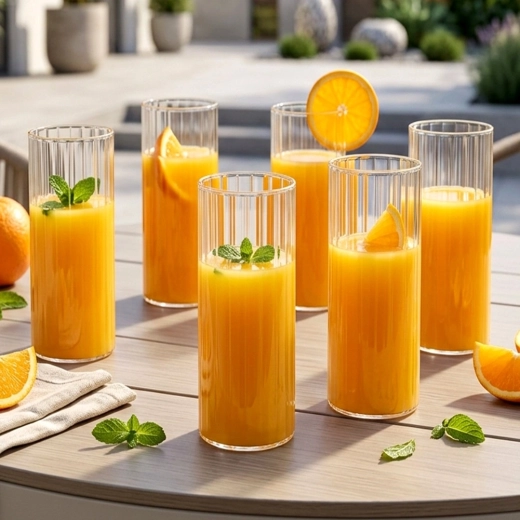 Praktická sada 6× 560 ml na každý deň aj pre hostí