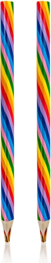 Viacfarebné jumbo pastelky (2 ks)