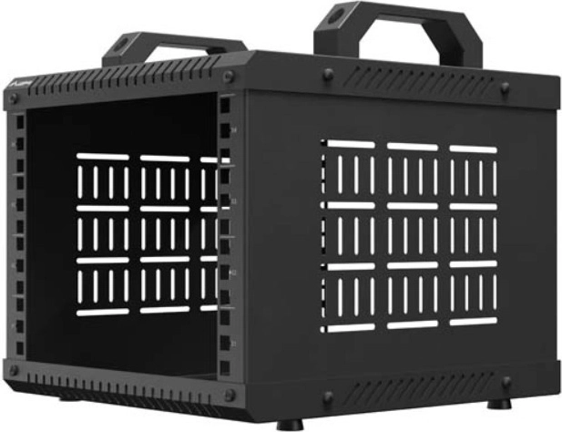 Otvorený rack 10" 4U 280 × 300 mm čierny Lanberg - 1 kus