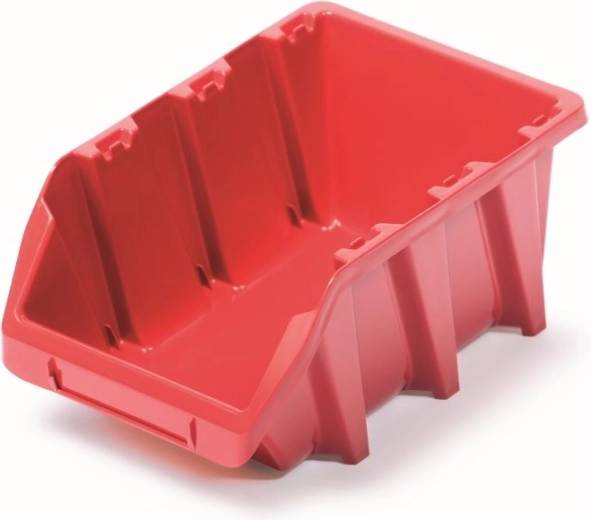 plastový stohovateľný box BINEER LONG 25 × 16 × 11 cm, červený