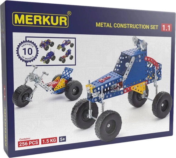 Merkur kovová stavebnica Extreme Buggy 256 dielikov
