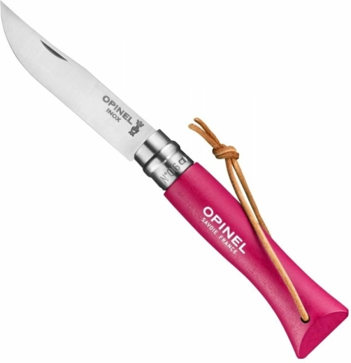 Opinel N°06 Trekking Raspberry vreckový nôž, ružový buk