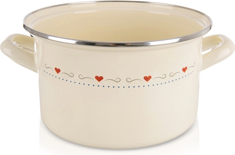 Smetanový smaltovaný hrniec TONCA 22 cm, 4 l