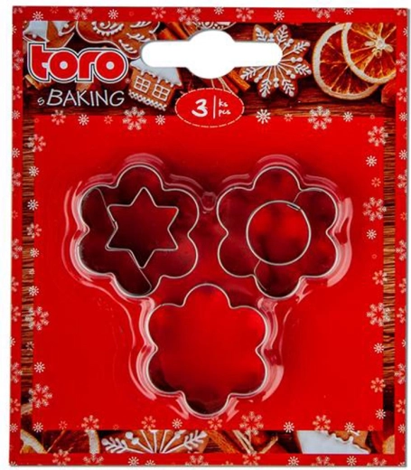 Vykrajovátka na pečivo TORO kvietok, sada 3 ks