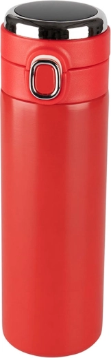 Červený termohrnček 420 ml s LED displejom