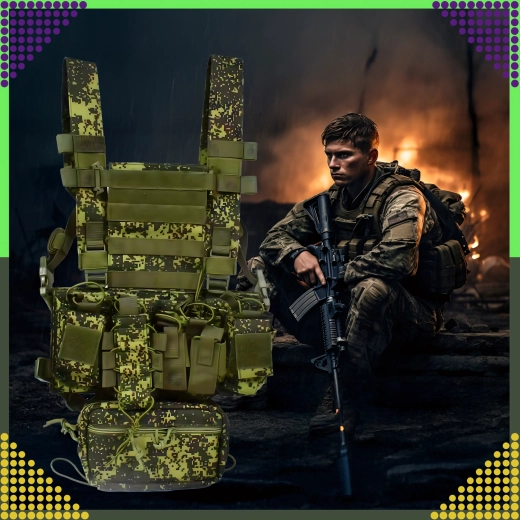 Ľahká a odolná konštrukcia s laser-cut MOLLE