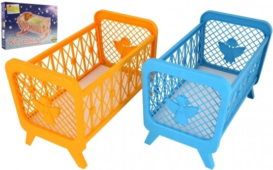 Plastová postieľka pre bábiky bez súpravy