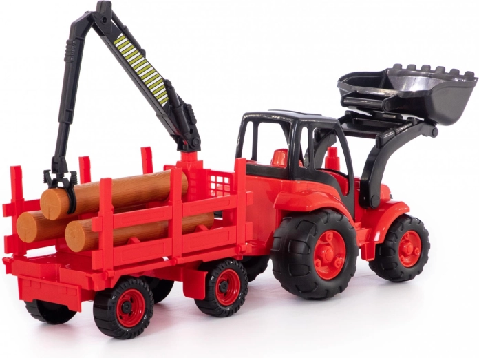 Príves na kmene so žeriavom