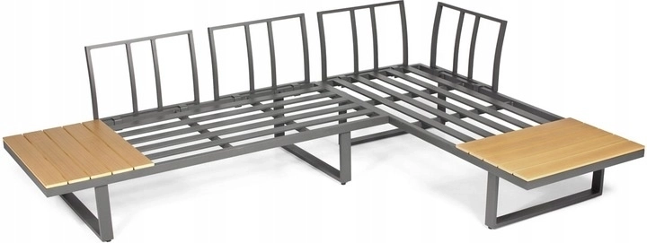 Odolná hliníková konštrukcia a polywood