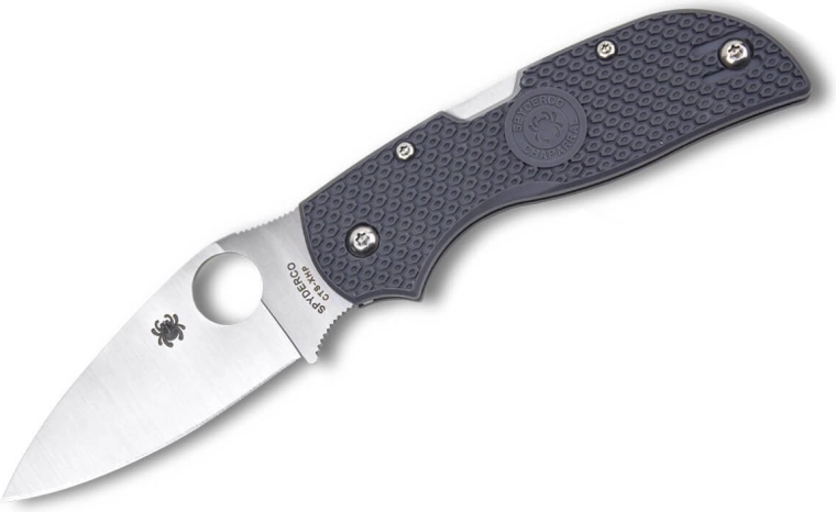 Spyderco Chaparral Lightweight sivý vreckový nôž 7,1 cm, FRN