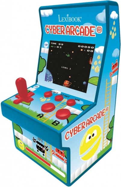 Mini arkádová konzola LEXIBOOK Cyber Arcade 2,8" – 200 hier