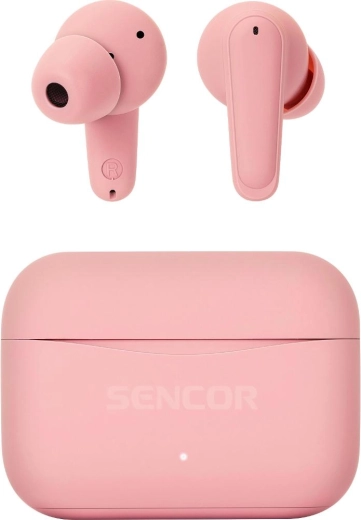 Bezdrôtové slúchadlá Sencor SEP Grim Rose ANC TWS