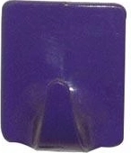 Samolepiace obdĺžnikové háčiky, mix farieb – 80 ks