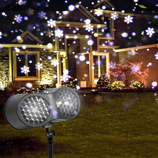 Pohyblivé snehové vločky so širokým záberom