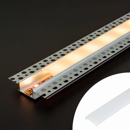 Opálový kryt pre LED hliníkový profil 41025A1, 1000 mm