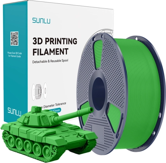 Sunlu PLA+ High‑Speed filament 1,75 mm – zelený
