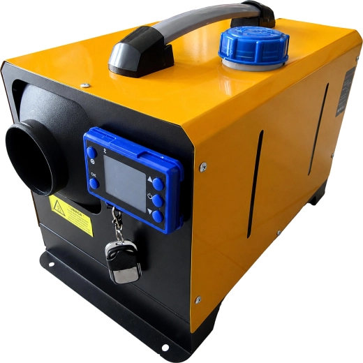 Prenosné naftové teplovzdušné kúrenie v štýle Webasto 8 kW 12/24 V s Bluetooth