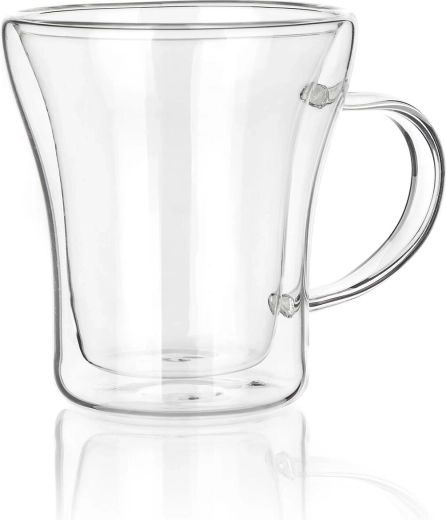 Sklenený dvojstenný hrnček 200 ml DOBLO