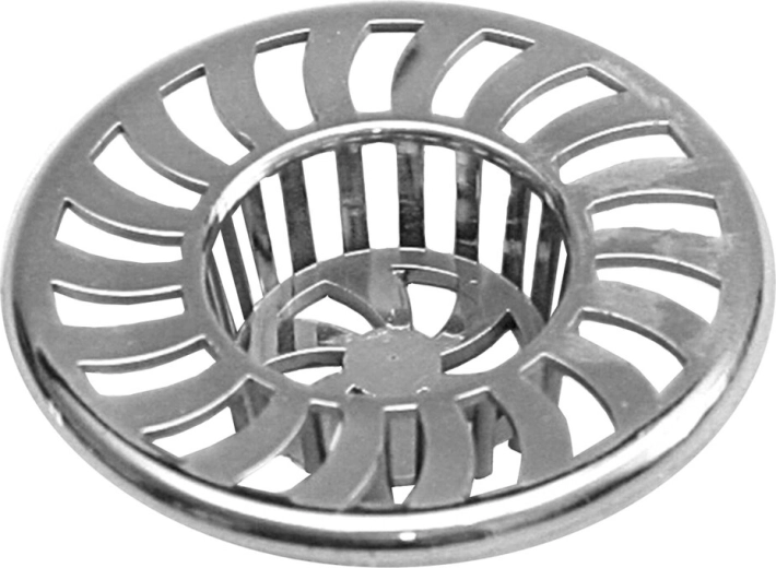 Lapač nečistôt do drezu, pokovovaný, priemer 6 cm